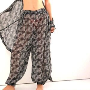 Free People More Chill Harem Pants medium NWT
